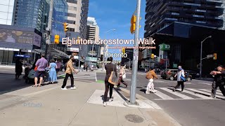 Eglinton Crosstown Walk  Cedarvale to YongeEglinton Toronto Summer 2024 [upl. by Gruber]