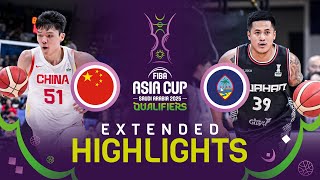 China 🇨🇳 v Guam 🇬🇺  Extended Highlights  FIBA Asia Cup 2025 Qualifiers [upl. by Whitebook623]