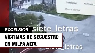 Captan secuestro en CDMX e identifican a víctimas [upl. by Derina]