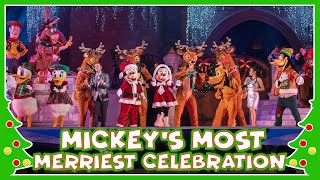 🎄Mickeys Most Merriest Celebration Show 2022 🎅🏼 Mickeys Very Merry Christmas Party [upl. by Grosberg650]