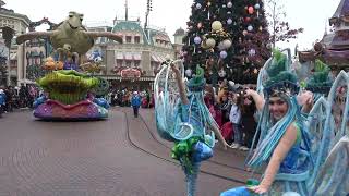 Disneyland Paris  Disney Stars on Parade  4K  16122022 [upl. by Cerell]