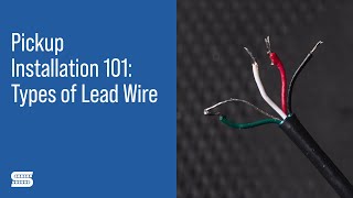 Guitar DIY Types of Lead Wire [upl. by Ainirtac]