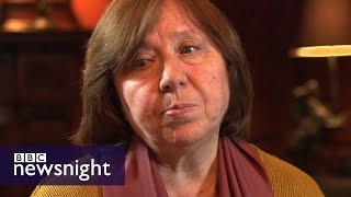 The Soviet person remains Nobel Prize winner Svetlana Alexievich  BBC Newsnight [upl. by Amehsat]