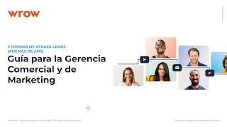 5 Formas de Atraer Leads Además de Ads [upl. by Yannodrahc]