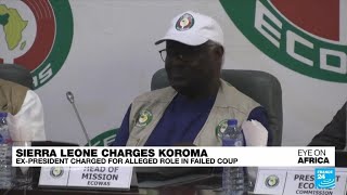 Sierra Leone charges expresident Koroma with treason over coup bid • FRANCE 24 English [upl. by Jennee101]