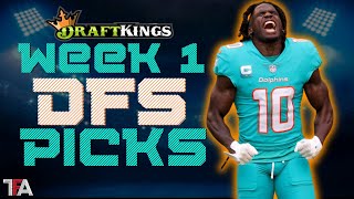 NFL DFS Week 1 Core Plays Value Plays and Stacks  NFL DFS Strategy 2024 [upl. by Mignonne]