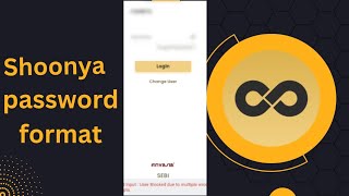 How to forget password in shoonya appshoonya app का password फॉर्मेट करना सीखे। [upl. by Vergos]