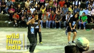 Frozen  Mizo dance crew at Anthurium Festival [upl. by Germano]