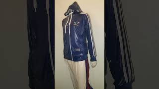 Adidas Chile62 tracktop and Adibreak pants in the shower asmr [upl. by Enahpets]