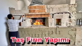 TAŞ FIRIN YAPIMI SON HIZLA DEVAM EDİYOR  İlk Ateşi Yaktık 🪵🔥 [upl. by Euqirat507]