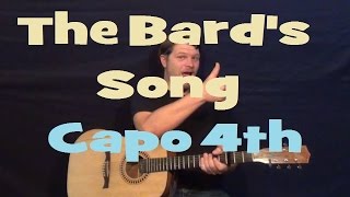 The Bards Song Blind Guardian Easy Guitar Lesson How to Play Strum Chords Licks Tutorial [upl. by Trill713]