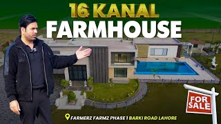 16 Kanal Luxury 🔥 Farmhouse For Sale On Barki Road Lahore [upl. by Baiss]