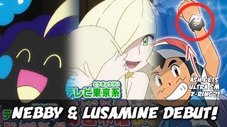 ☆NEBBY amp LUSAMINE DEBUT  Pokemon Sun amp Moon Anime Discussion☆ [upl. by Sillsby973]