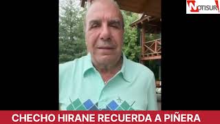 Checho Hirane recuerda a Piñera quotCuesta comprender la partida tan inesperada de un gran demócrataquot [upl. by Modie]