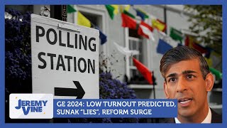 General Election 2024 Low turnout Reform 2 points behind and Sunak tax quotliesquot  Jeremy Vine [upl. by Barnett]