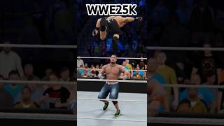 WWE2K24 John Cena vs Brock Lesnar wwe shorts wwe2k24 [upl. by Sonnnie807]