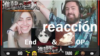 🔥🇨🇱✅ Shingeki no kyojin OPENING amp ENDING subtitulados versión TV REACCION  sin cortes [upl. by Acinad]