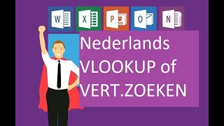 Nederlands Excel Hoe werkt VLOOKUP of VERT ZOEKEN Nederlandse uitleg Abonneer [upl. by Ahseihs]