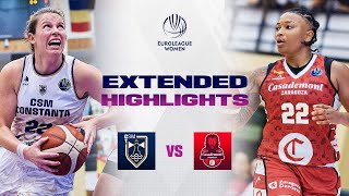 CSM Constanta v Casademont Zaragoza  Full Game Highlights  EuroLeague Women 202425 [upl. by Eissoj]