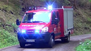 Waldbrandübung im quotHerschdorfer Talquot Leutenberg ALARMIERUNG  INSIDE VIEW  EINSATZSTELLE [upl. by Zannini]