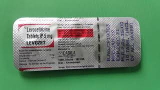 Levocetirizine tablet 5 mg levozet tablet  levozet 5mg tablet [upl. by Analiese838]