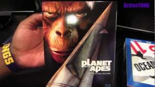 Planet of the Apes 5Film Collection Blu Ray Unboxing [upl. by Rramal814]