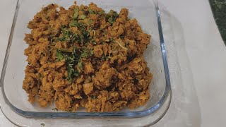 soya keema recipe soya mince healthy and tasty😋 [upl. by Leandro]