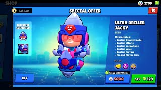 ultra driller jacky skin special offer brawl stars [upl. by Clapp]