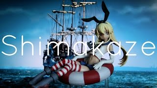 Kan Colle Shimakaze amp Rensouhouchan  Figure by Taito Unboxing [upl. by Emyaj]