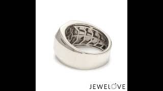 Customised Alphabet  Initial Platinum Signet Ring for Men JL PT 1373  Jewelove [upl. by Anema]