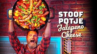 STOOFPOTJE met jalapeno cheese worstjes op de BBQ [upl. by Krenn]