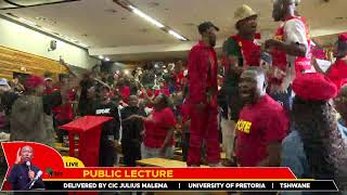 The EFF President and Commander In Chief Julius S Malemas’ Public Lecture at the University of P… [upl. by Filip994]