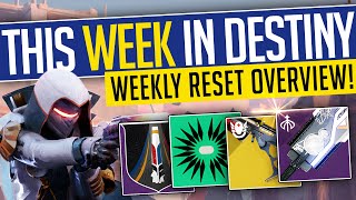 Destiny 2  THIS WEEK IN DESTINY  Into The Light Reveal NEW Weapons Bonus XP amp More 19th March [upl. by Beckerman]