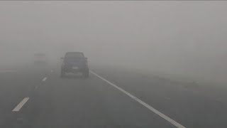 Asi Amenesio el dia de hoy en porterville california un dia con mucha neblina [upl. by Akinuahs]