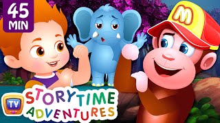 Intelligent Monkey Marty  Storytime Adventures ChuChuTV Storytime Adventures Collection [upl. by Anaxor]