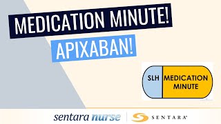 Medication Minute  Apixaban [upl. by Idalia]