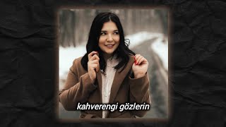 Tugçe Kandemir  Kahverengi Gözlerin lyrics [upl. by Oflunra]