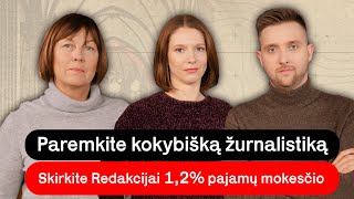 Skirkite 12 GPM kokybiškai žurnalistikai [upl. by Rehsa55]