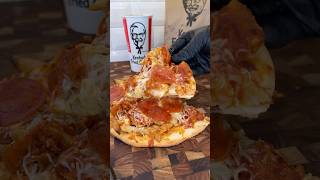 KFC Chizza Pizza hack 🐓🍕 shorts [upl. by Lednor504]