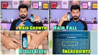 Ustraa Hair Growth Vitalizer  30 days Genuine Review [upl. by Murrell182]