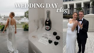 OUR WEDDING DAY VLOG unedited behind the scenes look of our wedding day amp eloping [upl. by Marlea743]