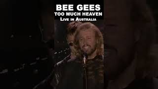 BEE GEES Too Much Heaven  Acoustic  wonderful harmonies beegees jivetubin love barrygibb [upl. by Server29]