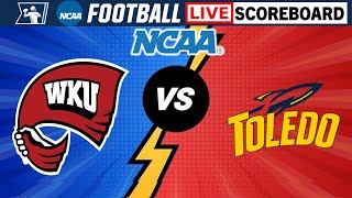 Western Kentucky Hilltoppers vs Toledo Rockets  NCAA Football Live Scoreboard [upl. by Ariaet835]