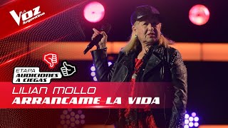 Lilian Mollo  “Arráncame la vida”  Audiciones a Ciegas  La Voz Argentina 2022 [upl. by Lladnik]