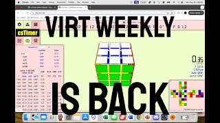 Virtual Cubers Weekly Spreadsheet Tutorial [upl. by Glynias]