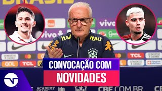 CONFIRA A CONVOCAÇÃO DA SELEÇÃO BRASILEIRA E A COLETIVA DE DORIVAL JR [upl. by Biron]