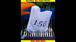 Tonnes Of Paper Sheets Vs Shredder [upl. by Nickie867]