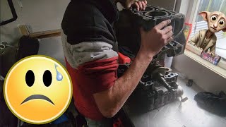 REBUILDING SUBARU MOTOR for the first time SKID CAR BUILD [upl. by Ferdinand]