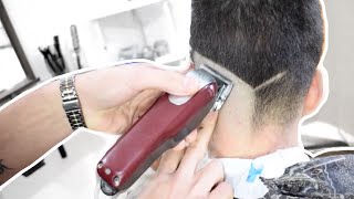 Como hacer DEGRADE en V tutorial FACIL4 curso de barberia [upl. by Eelessej142]