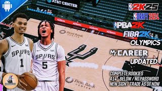 NBA 2K20  2K242K25 Updated Roster  New SignTrade As of Now  Gameplay  STEPHON CASTLE SPURS [upl. by Dotty]